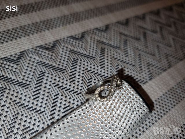 Сребърни пръстени+подаръчна торбичка, снимка 3 - Пръстени - 28854960