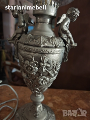 Антикварни нощни лампи , снимка 3 - Настолни лампи - 51439157