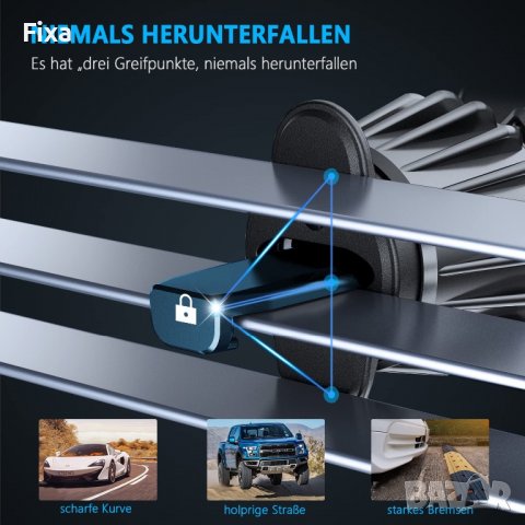 MagSafe безжично зарядно за автомобил “YLLZI”, снимка 5 - Безжични зарядни - 40130753