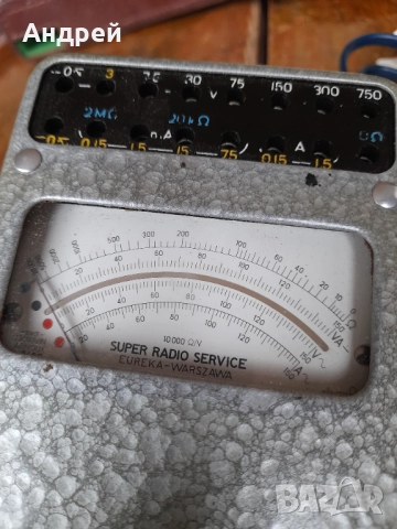 Стар мултицет Eureka, снимка 5 - Антикварни и старинни предмети - 52136656