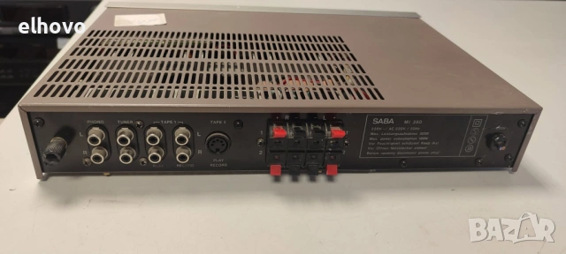 Стерео усилвател Saba MI 350, снимка 8 - Ресийвъри, усилватели, смесителни пултове - 53452761