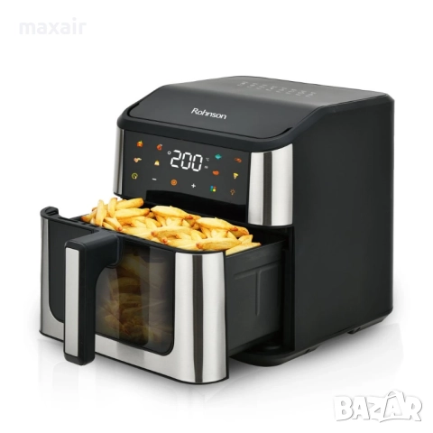 Фритюрник Airfryer Rohnson R-2874 * Гаранция 2 години, снимка 3 - Фритюрници - 52115938