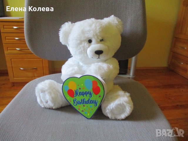 Плюшено мече, снимка 2 - Плюшени играчки - 37769580