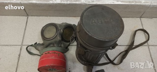 Немски противогаз WW2 Трети райх Luftschutz Auer, снимка 3 - Антикварни и старинни предмети - 32704975