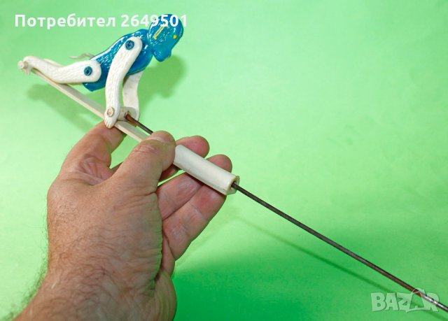 Стара играчка Маймунка гимнастик 1960те, снимка 2 - Колекции - 34970046