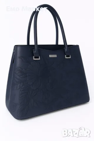 Елегантна дамска чанта с флорална бродерия, снимка 5 - Чанти - 50091879