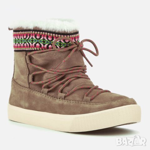 Дамски кожени боти Tom's -37/38, снимка 2 - Дамски боти - 43252511