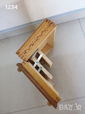 Дървена кутия 22 х 13.5 h 6.5 cm , снимка 3 - Други стоки за дома - 37288642