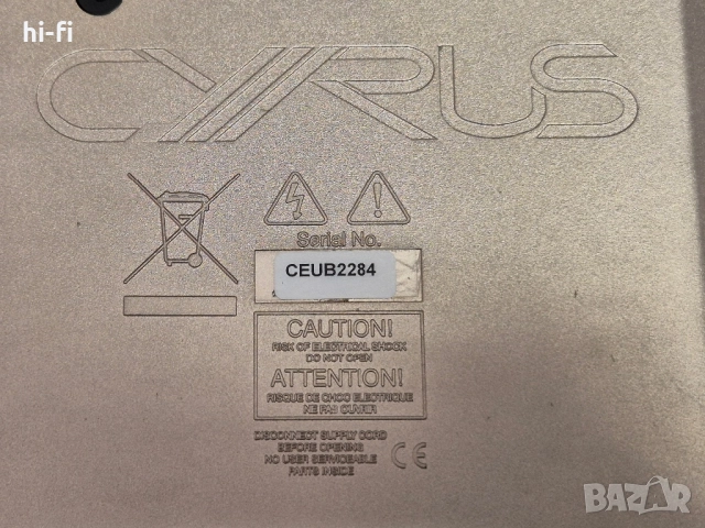 Cyrus CD 8X / CD Player, снимка 9 - Ресийвъри, усилватели, смесителни пултове - 52793994