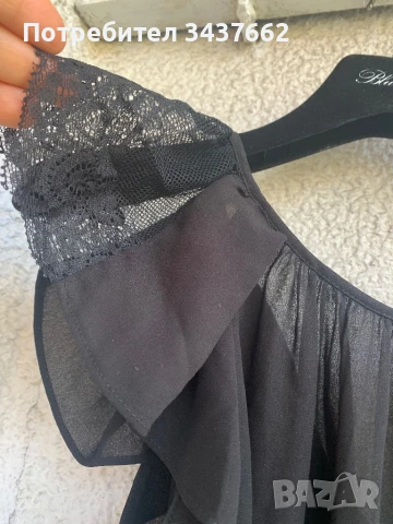 Блуза с дантела без ръкав , снимка 3 - Потници - 50836858