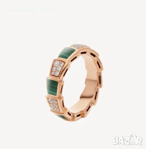 Bvlgari Serpenti Viper Оригинален пръстен, снимка 3 - Пръстени - 49966060