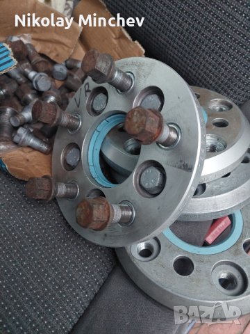 Фланци за джанти 5×98<5×112 / +болтове + втулки централен отвор 58.1//