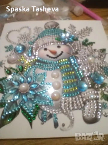 Диамантени коледни картички , снимка 15 - Други - 52764329