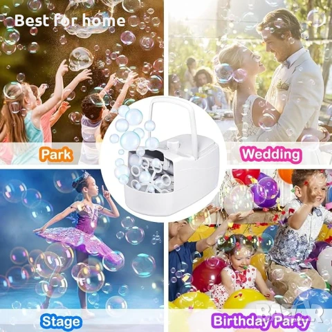 Машина за балончета,  18000+ балончета в минута с 2 скорости, 8 пръчки, снимка 6 - Други - 51306964