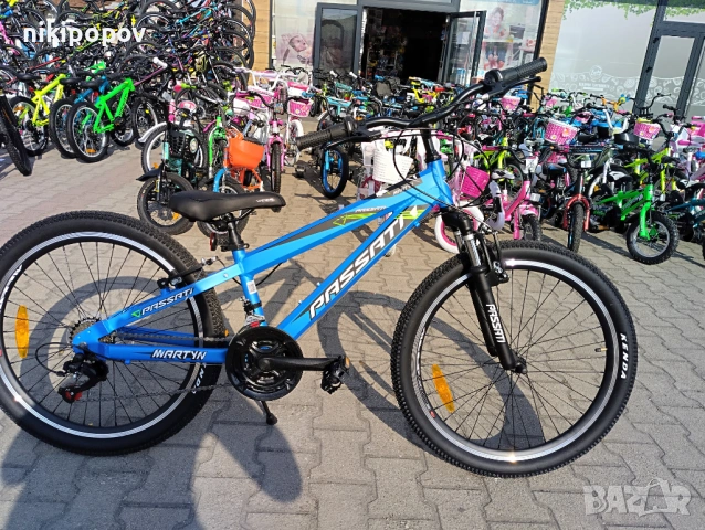 PASSATI Алуминиев велосипед 24" MARTYN син, снимка 2 - Велосипеди - 53561271