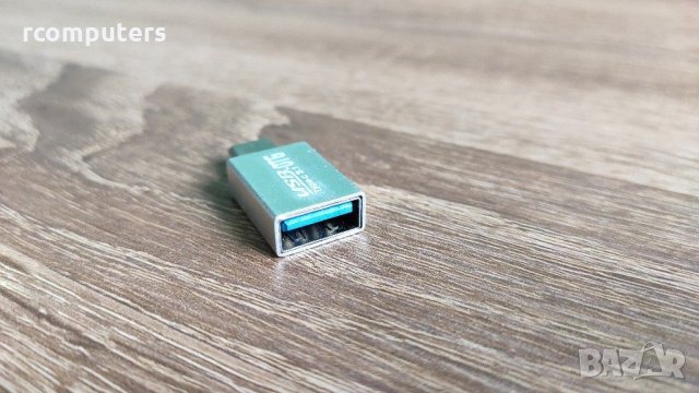 Преходник Type C M - USB F - Type C OTG, снимка 1 - Кабели и адаптери - 28561455