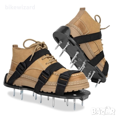 Универсални добавки със шипове 45 мм. за обувки за градина за аератор за дворни тревни площи НОВИ, снимка 1