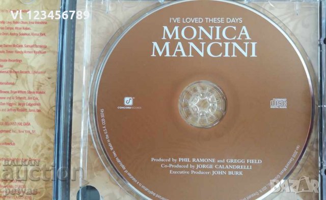СД - I Loved this days MONICA MANCINI CD, снимка 2 - CD дискове - 27695280
