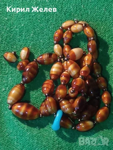 Старинен РЕТРО ГЕРДАН КОЛИЕ от ВЕНЕЦИАНСКО СТЪКЛО МУРАНО Ръчна РАБОТА с НУЖДА от ПРЕНАНИЗВАНЕ 31889, снимка 11 - Антикварни и старинни предмети - 47220435