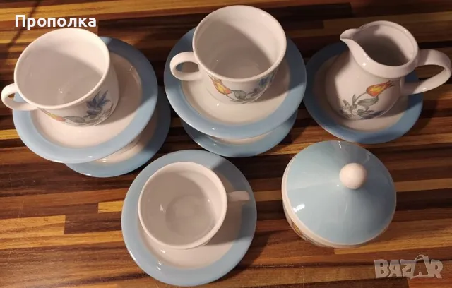 Нежен, чуден за градината, за верендата ... Сервиз KAHLA "Лалета", снимка 4 - Сервизи - 50131548