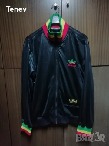 Adidas Chile 62 Rasta Bob Marley Originals оригинално горнище размер L Боб Марли Адидас