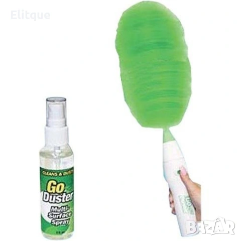 Четка за прах Go Duster с 3 сменяеми приставки – TV59 🧹, снимка 6 - Други стоки за дома - 53216732