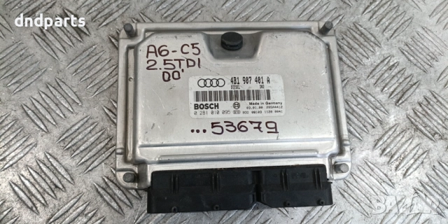 Компютър Audi A6 2.5TDI 2000г. 4B1907401A 0281010095	