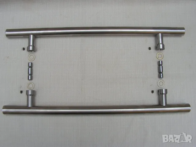 Двустранна дръжка за бутане – дърпане на стъклена или плътна врата., снимка 2 - Входни врати - 49637068