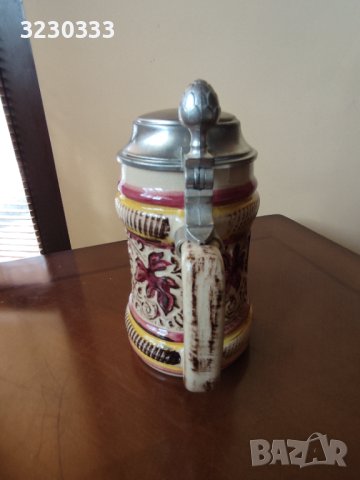  Халби за бира с капак, снимка 2 - Антикварни и старинни предмети - 44131476