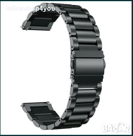 Метална Стоманена Каишка Huawei Watch GT2 GT3 Pro 46 Samsung Верижка, снимка 2 - Смарт гривни - 37180140