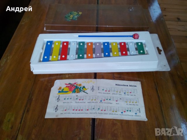 Стара детска играчка,музикален инструмент #2, снимка 2 - Антикварни и старинни предмети - 28297078