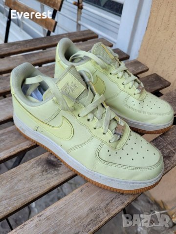 Nike Air Force 1 лимоненожълти- 38 номер , снимка 2 - Кецове - 39697138