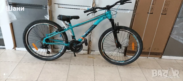 Велосипед 24 цола Whizzy . Тюркоаз., снимка 9 - Велосипеди - 50989404