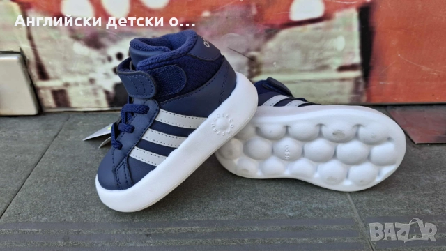 Английски детски кецове-ADIDAS, снимка 5 - Детски маратонки - 52141463