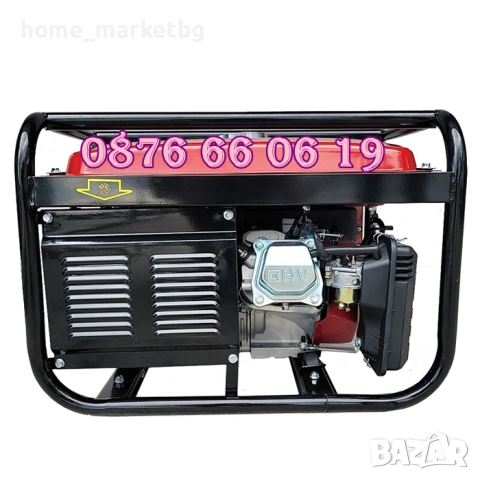 Генератор на газ, бензин и метан, четиритактов генератор за ток 3,5 kW, снимка 6 - Други машини и части - 51839455