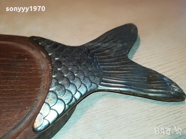 риба-метал/дърво 62х21см внос германия 2905211933, снимка 8 - Антикварни и старинни предмети - 33039956