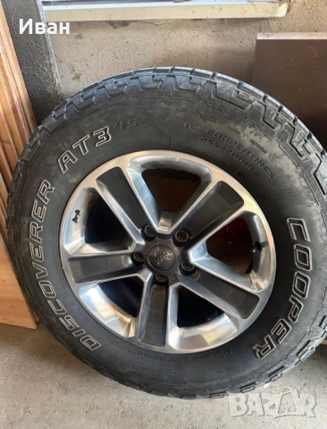 Оригинален комплект джанти JEEP WRANGLER SAHARA JL гуми 255/70/18