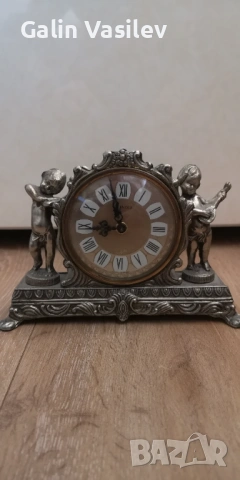 Механичен германски часовник, снимка 7 - Антикварни и старинни предмети - 53286565