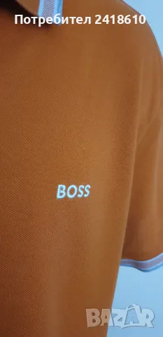 Hugo Boss Paddy Pique Cotton Regular Fit Mens Size 2XL - 3XL ОРИГИНАЛНА Тениска!, снимка 10 - Тениски - 50095373