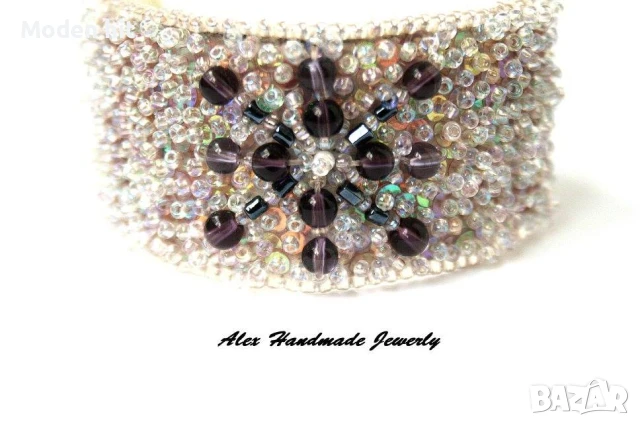 Гривна ръчна изработка, снимка 2 - Гривни - 50807461