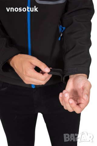 Trespass, Олекотено непромокаемо и ветроустойчиво яке Hotham, Черен-S , снимка 3 - Якета - 44876755
