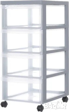 Пластмасови чекмеджета с колелца, органайзер за консумативи , снимка 2 - Други стоки за дома - 48513863