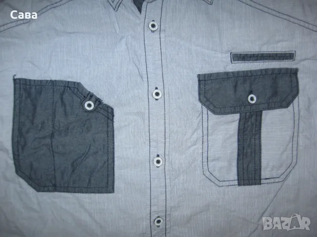 Риза TOM TOMPSON  мъжка,Л-ХЛ, снимка 3 - Ризи - 47284548