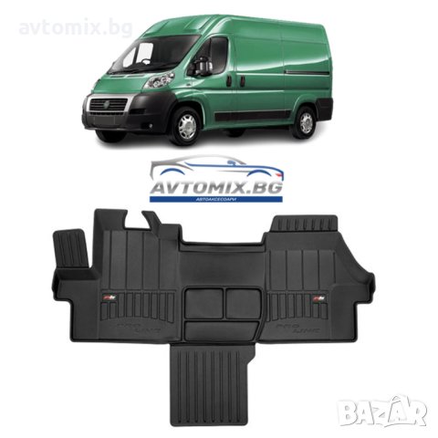 Гумени стелки за Citroen Jumper, Fiat Ducato, Peugeot Boxer след 2006 г., ProLine 3D