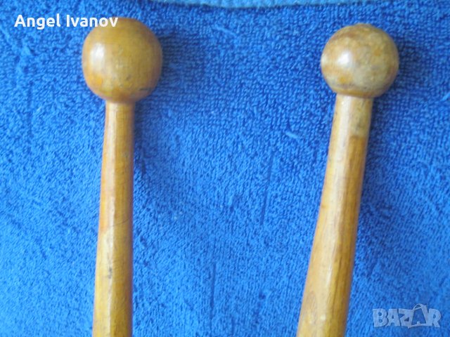 Стари дървени бухалки за художествена гимнастика, снимка 3 - Антикварни и старинни предмети - 40743642