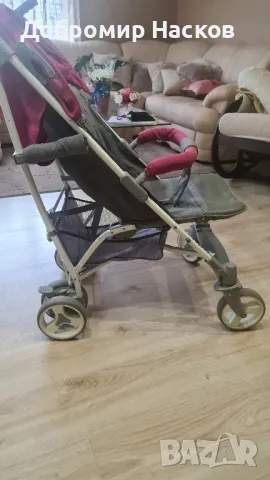 Бебешка лятна количка, Bertoni Lorelli - S200, Rose&Grey 2017, снимка 5 - Детски колички - 48455731