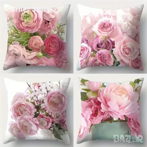 Декоративни калъфки 45/45 см,нови, снимка 4 - Възглавници - 49656439