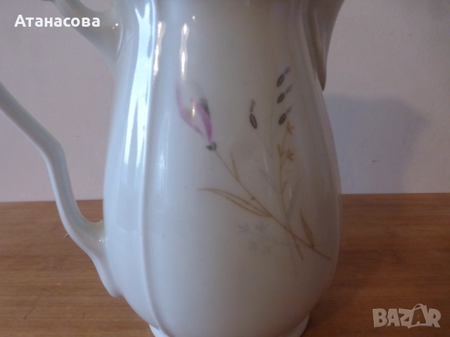 Кана български порцелан Коста Йорданов Видин 1960 г 3, снимка 4 - Аксесоари за кухня - 52511439