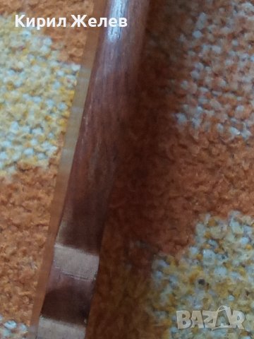 Вилица голяма дървена с Бронзови флорални орнаменти - набивки сувенир 41520, снимка 11 - Декорация за дома - 43151872