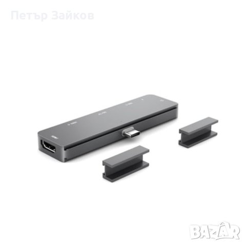 Адаптер IKATAK 7 в 1, USB-C към HDMI 4k 30HZ, 1 x USB3.0, аудио, SD, TF, 2 x USB-C, снимка 5 - Друга електроника - 40850207